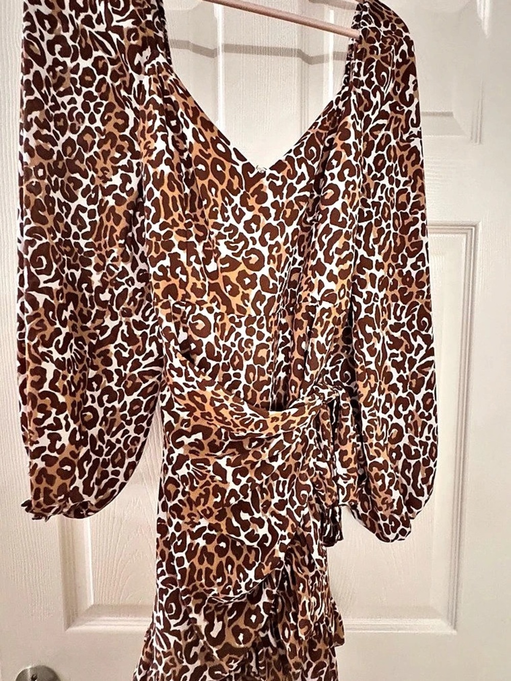 Lilly Pulitzer Animal Print Long Sleeve Mini Dress size 10